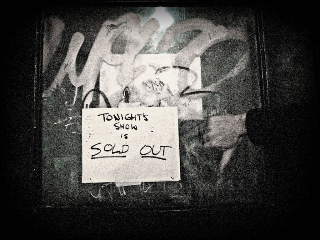 Sold Out Show Sign