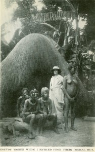 photo of Gabrielle Vassal with native French Congolese women